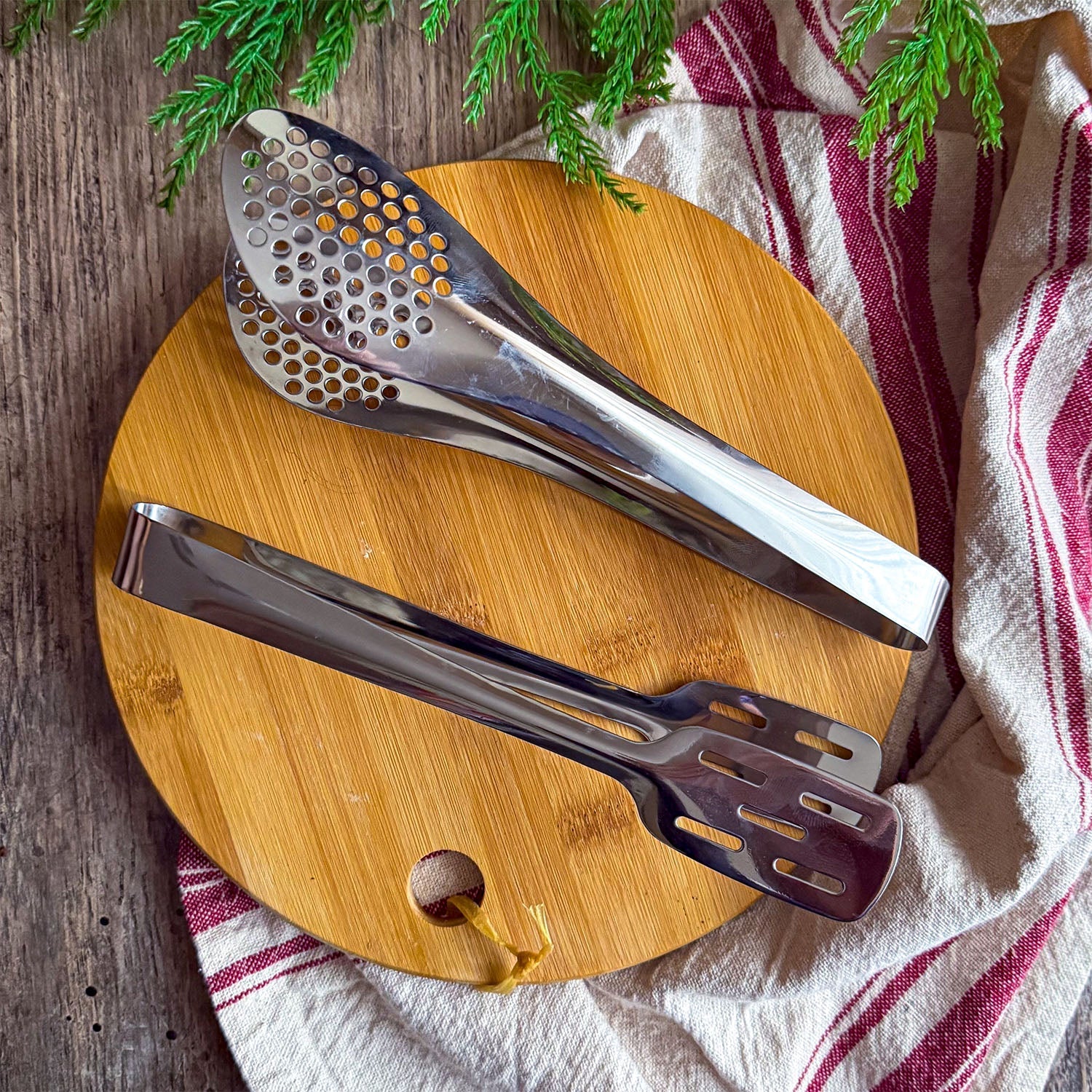 Fackelmann 41821 Set Posate Per Insalata – 2 Pezzi In Legno, Ideali Per Mescolare E Servire L'Insalata