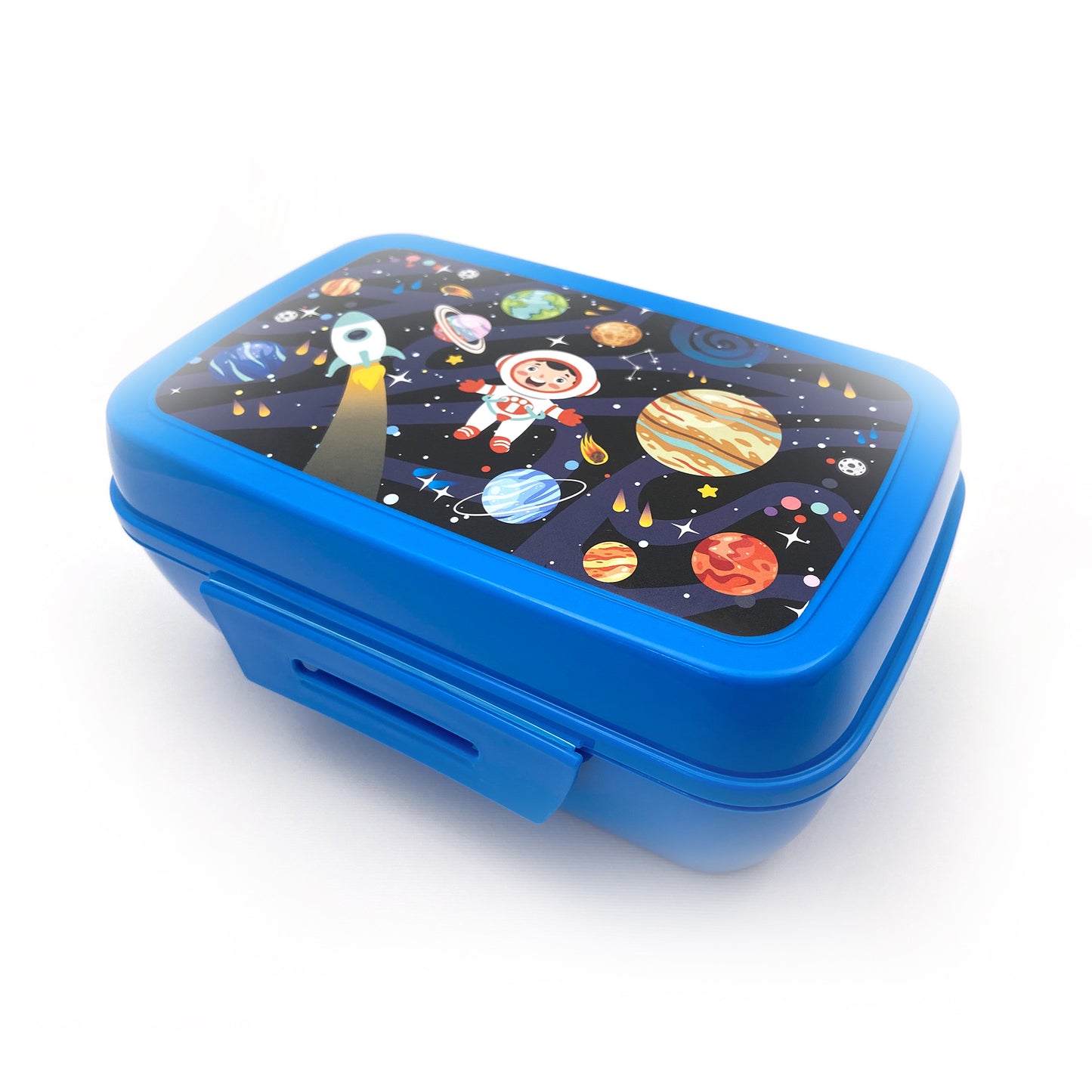 Lunch box porta merenda, rettangolare, design spazio