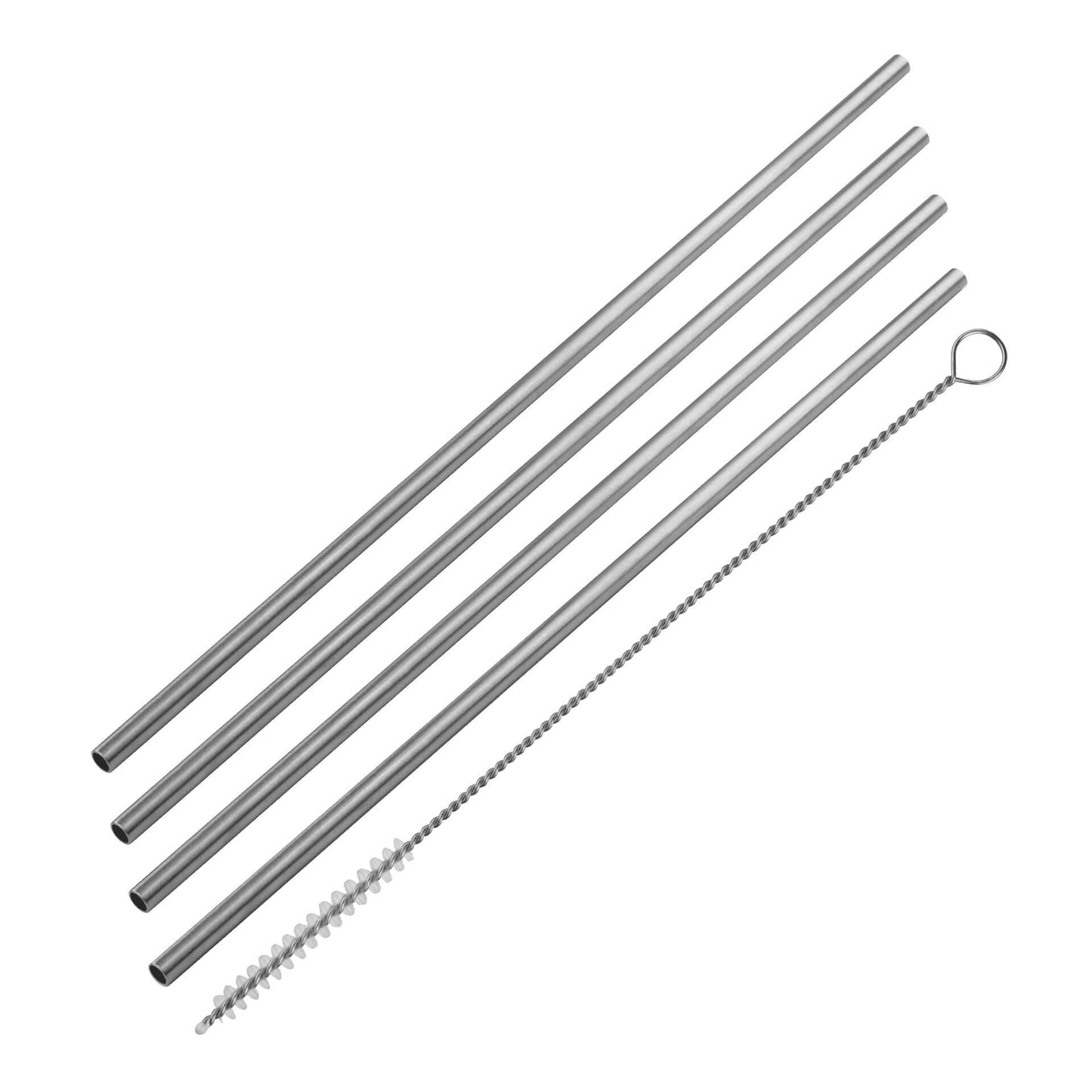 Cannucce in acciaio inox, con scovolino per pulizia 5pz