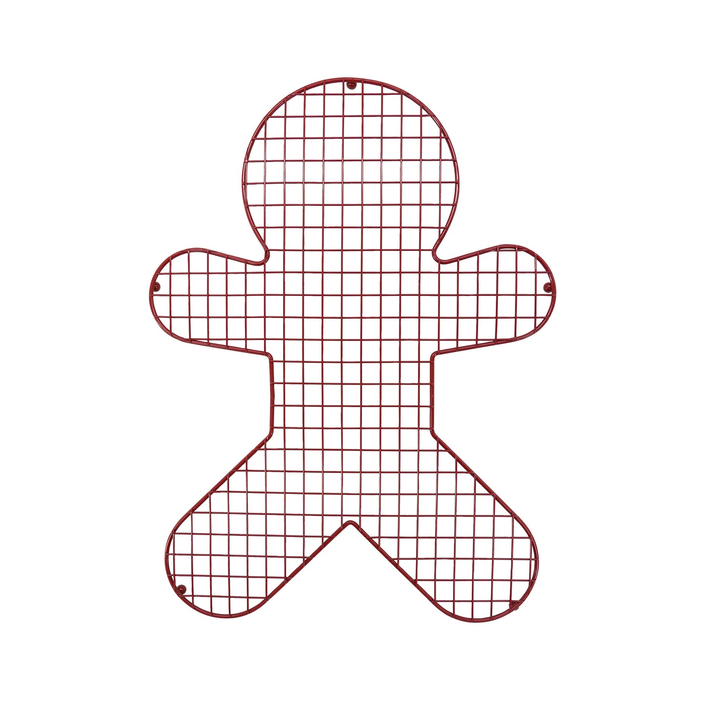 Gratella ginger bread in acciaio di colore rosso