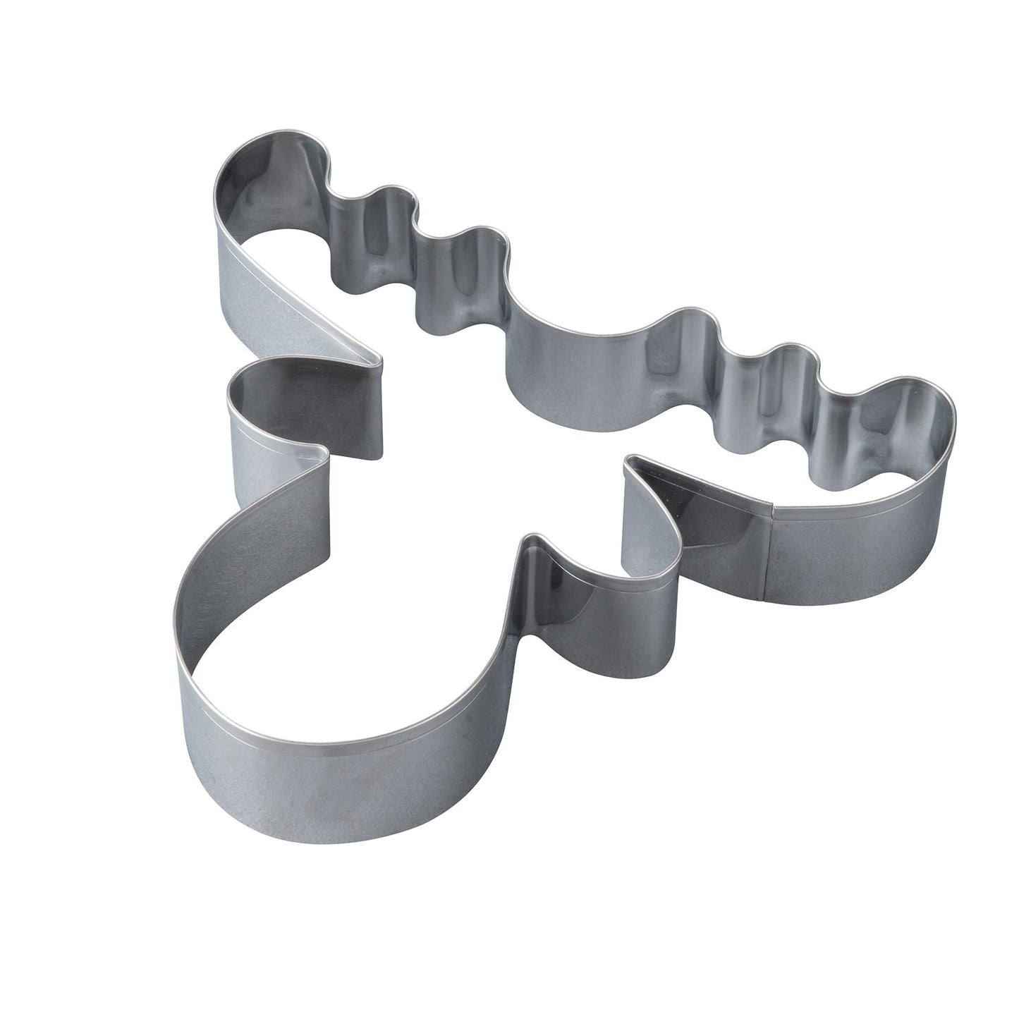 Taglia biscotti a forma di renna, acciaio inox, 14,3 x 12,8 x 2,6 cm