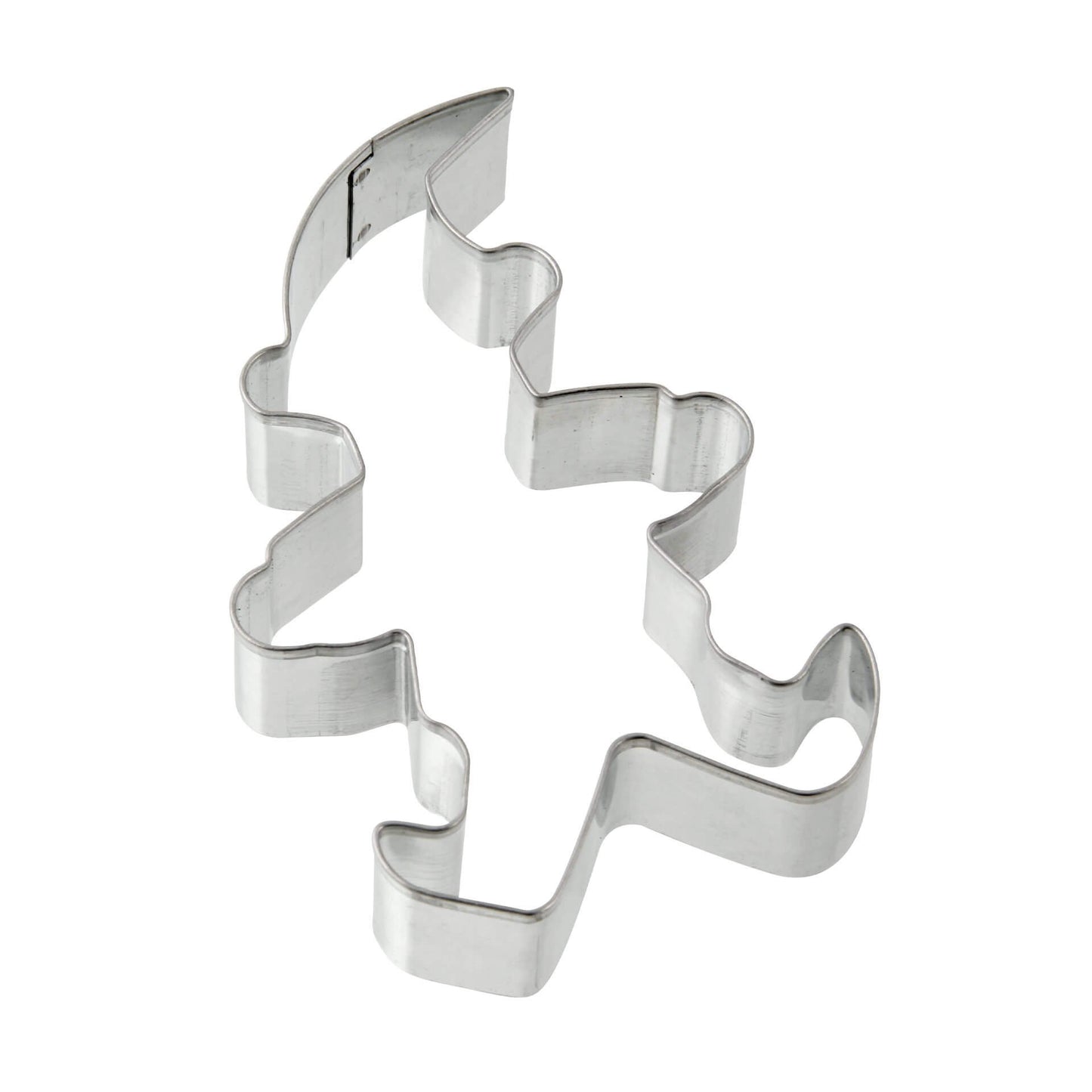 Taglia biscotti a forma di elfo, in banda stagnata. Dim. 8,6x5,2x2 cm.