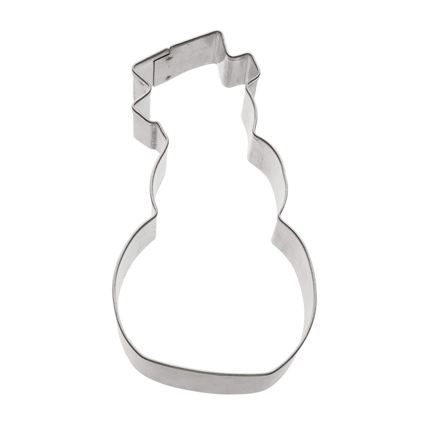 Taglia biscotti a forma di pupazzo di neve, in banda stagnata