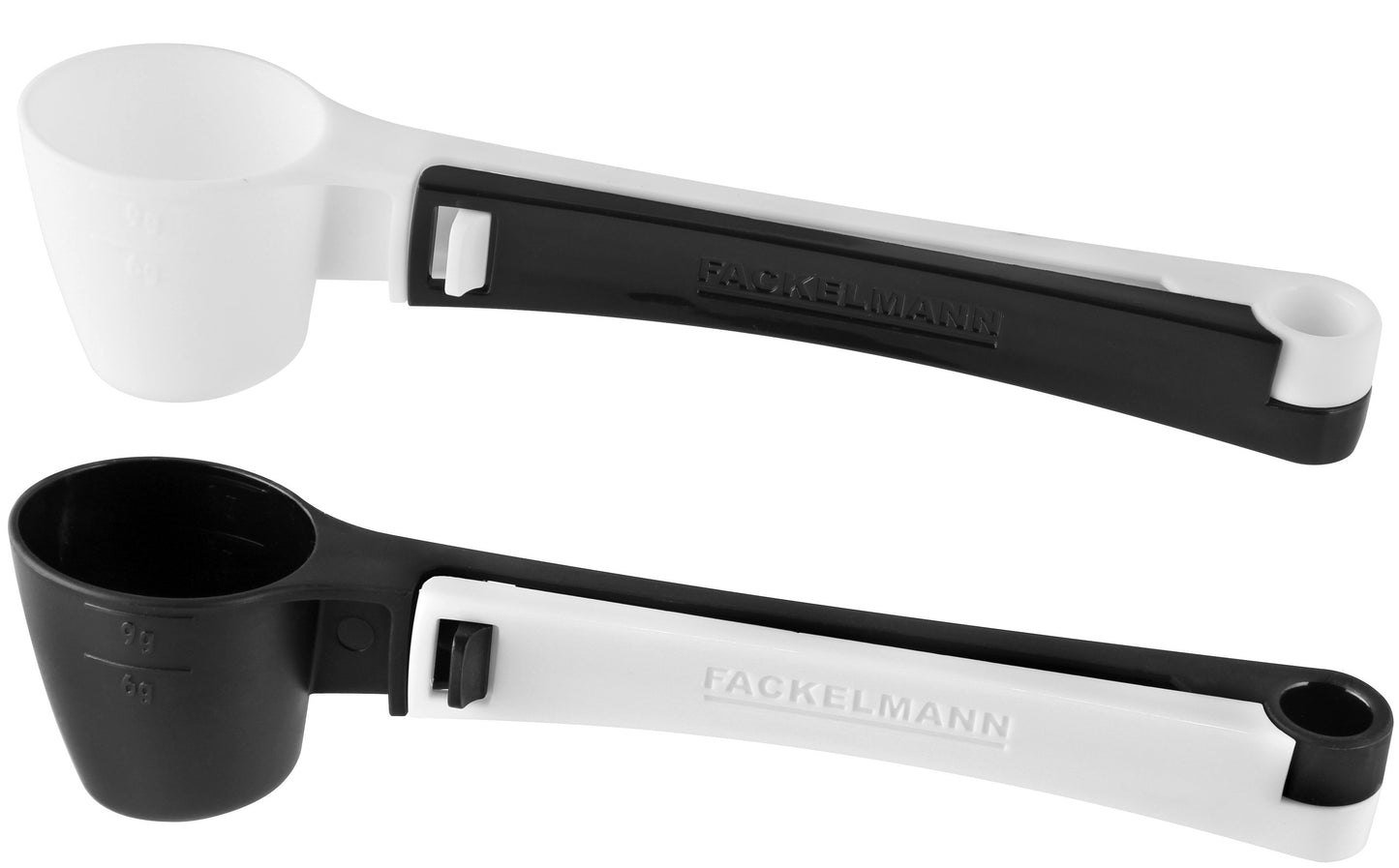 Cucchiaino dosatore 2 in 1, con molletta chiudisacchetto