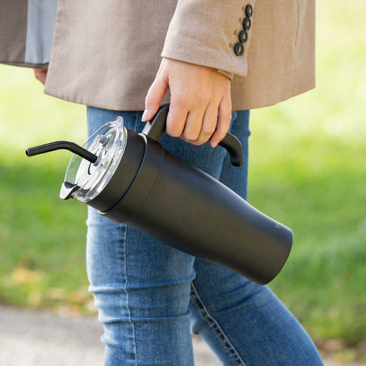 Borraccia termica XXL, 1,2 l, borraccia in acciaio inox, a doppia parete, isolata