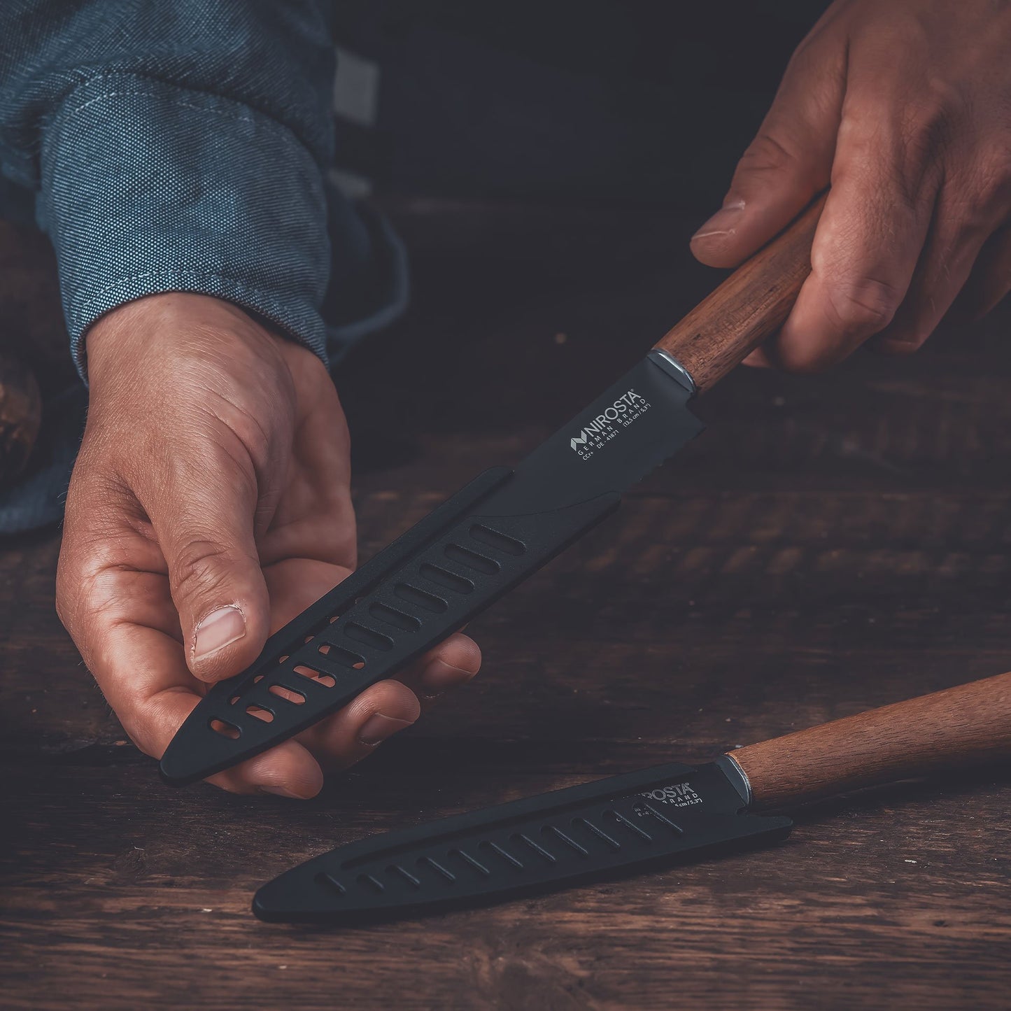 Coltello lama seghettata, Linea Flow