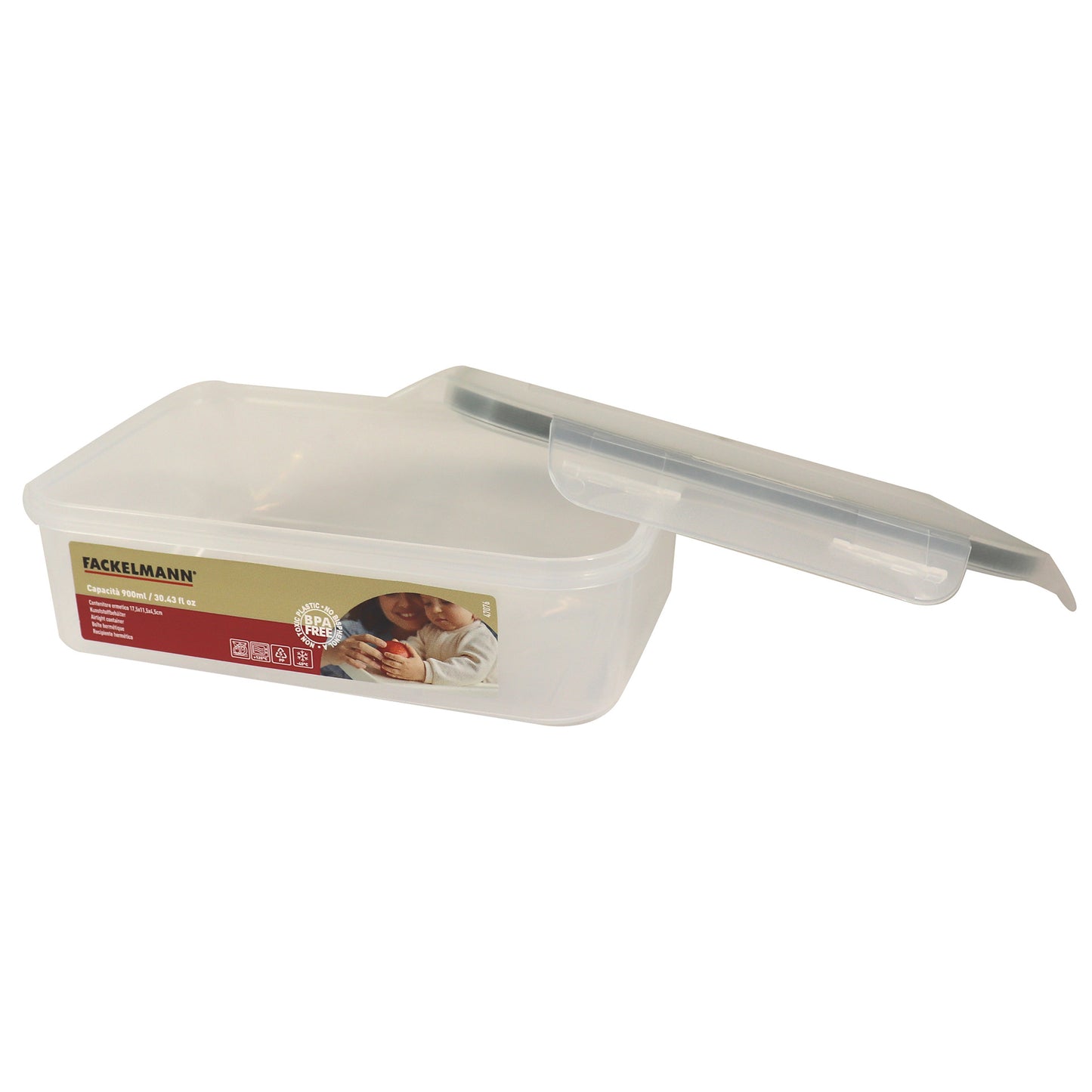 Contenitore ermetico, rettangolare, 900 ml, Fackelmann
