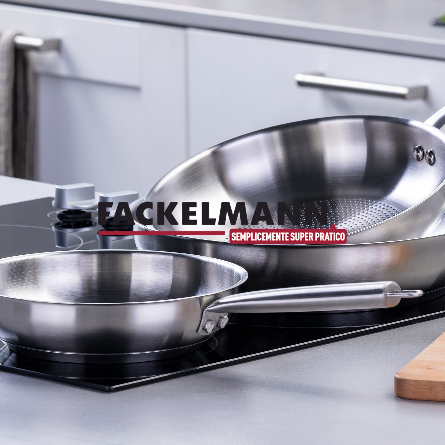 Padella Trimetallo Professionale Ø24, Linea Oval