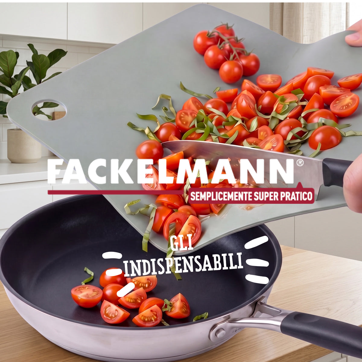 Tagliere Flessibile 2 in 1 25x35 cm in Plastica – Slim, Pieghevole