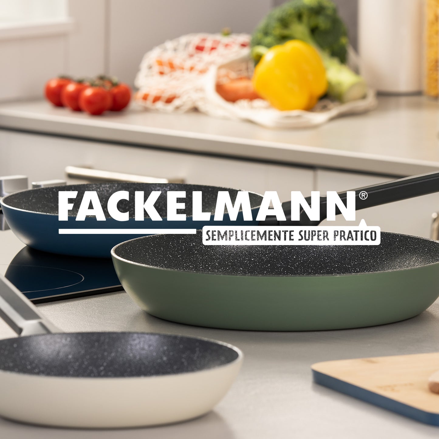 Padella Balance Ø 24 cm - Alluminio riciclato, rivestimento antiaderente in ceramica, senza PFAS - Adatta all'induzione