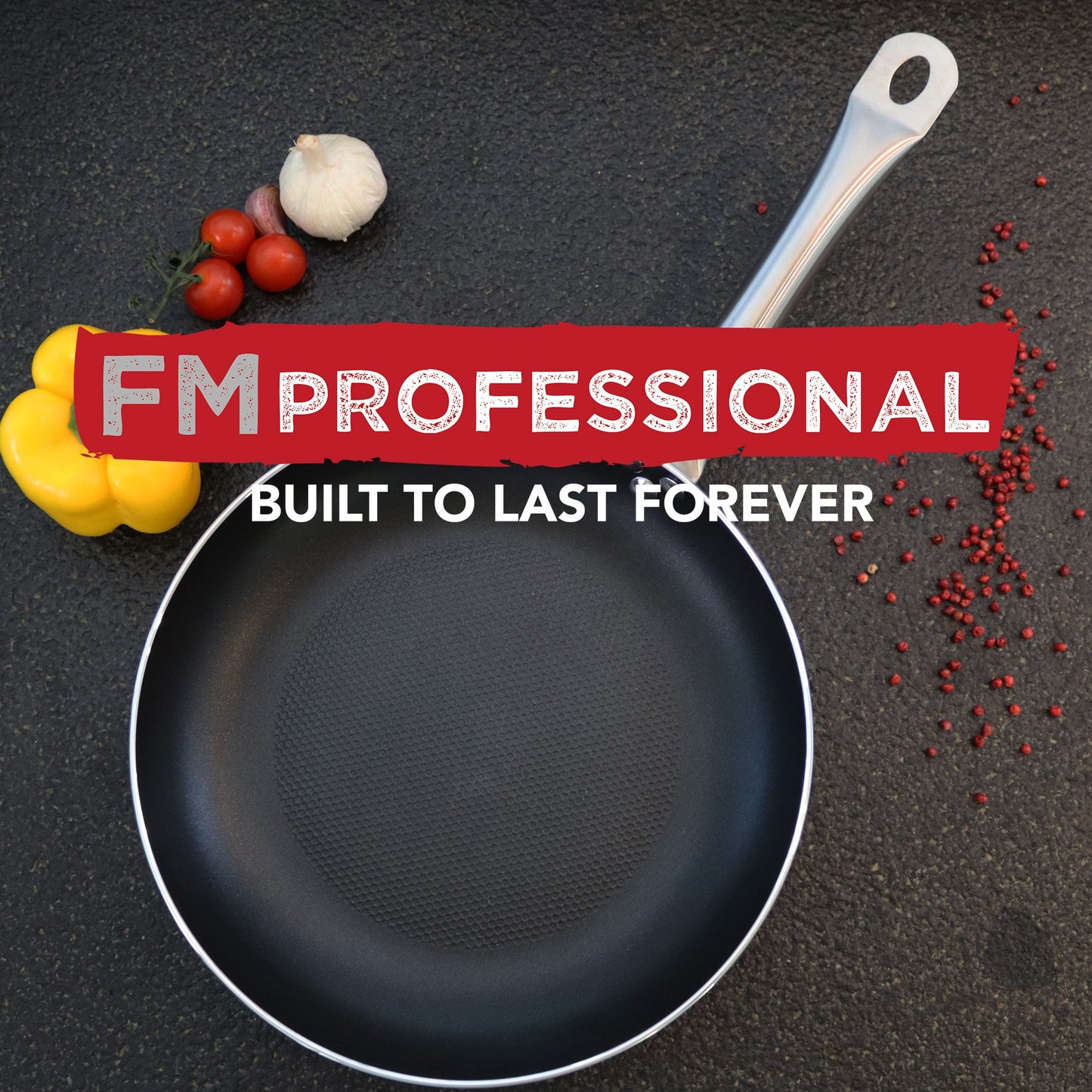 Padella da 28 cm, fondo a nido d'ape antiaderente