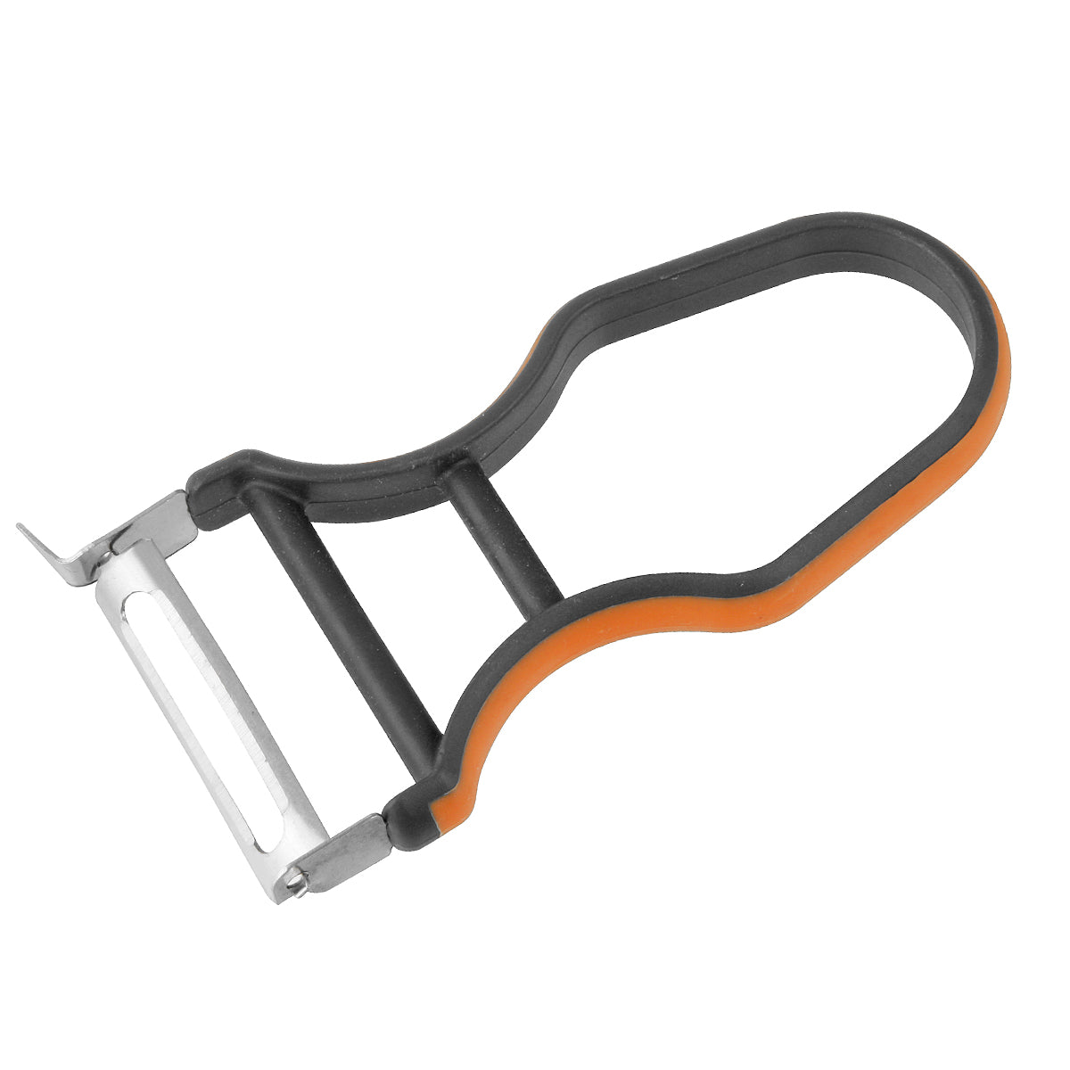 Fackelmann Mode, apriscatole con apribottiglie, con anello per appenderlo, in acciaio inossidabile, 21 x 5 x 5 cm, grigio e argento