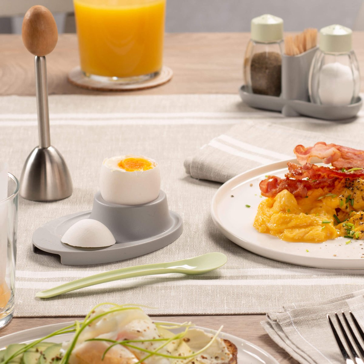 Portauovo in plastica ecologica Linea Ecolution 2 pz