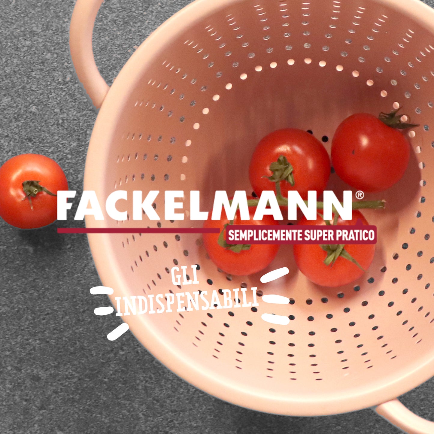 Scolapasta profondo, in acciaio inox, Ø18x11 cm