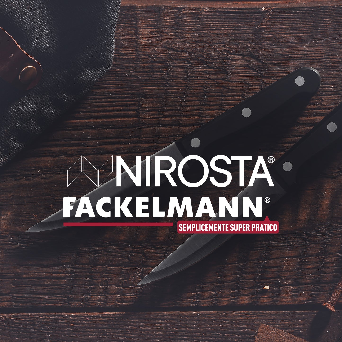 Set 6 coltelli lama seghettata con punta arrotondata