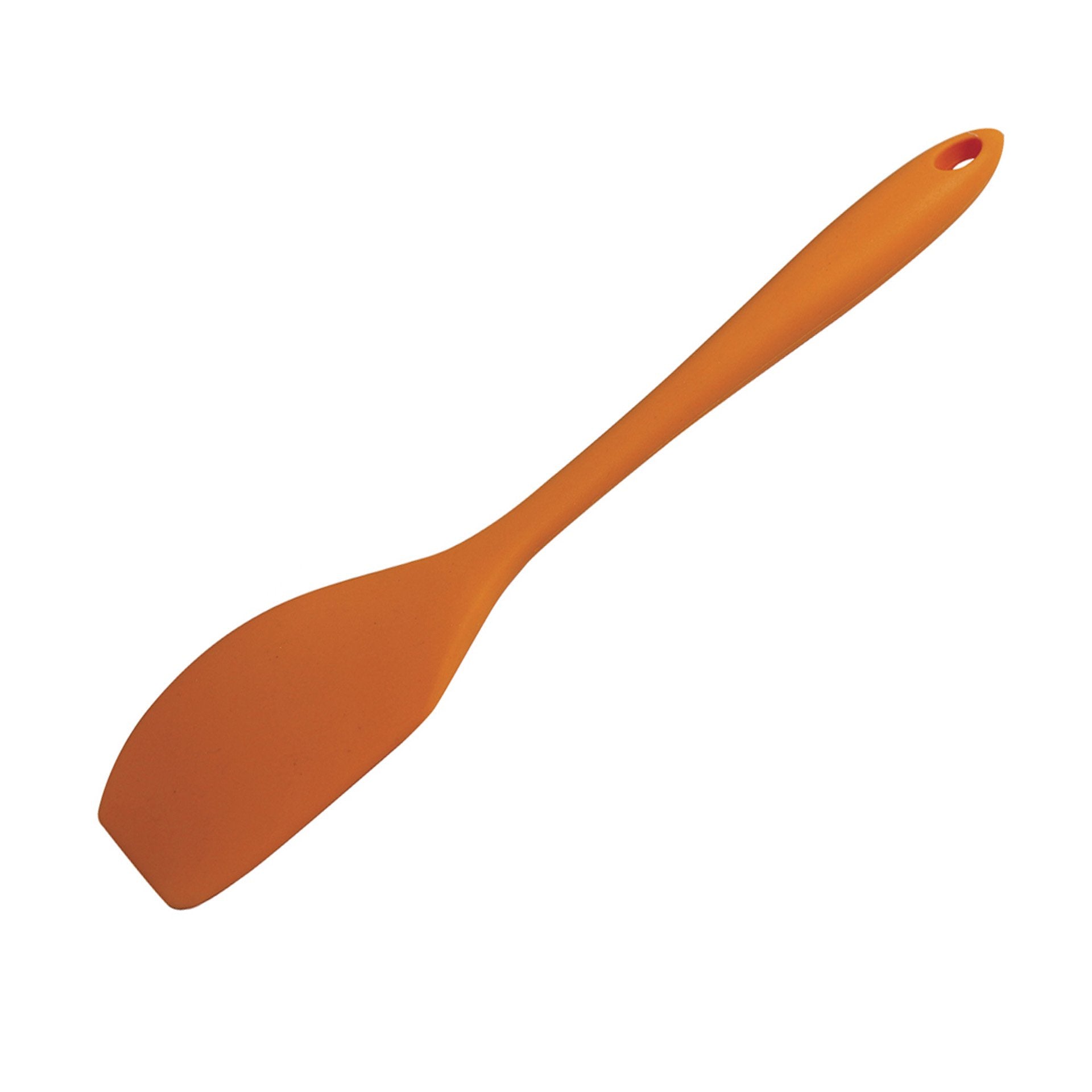 Una spatola di silicone beige e grigia di 31cm, speciale per friggere e