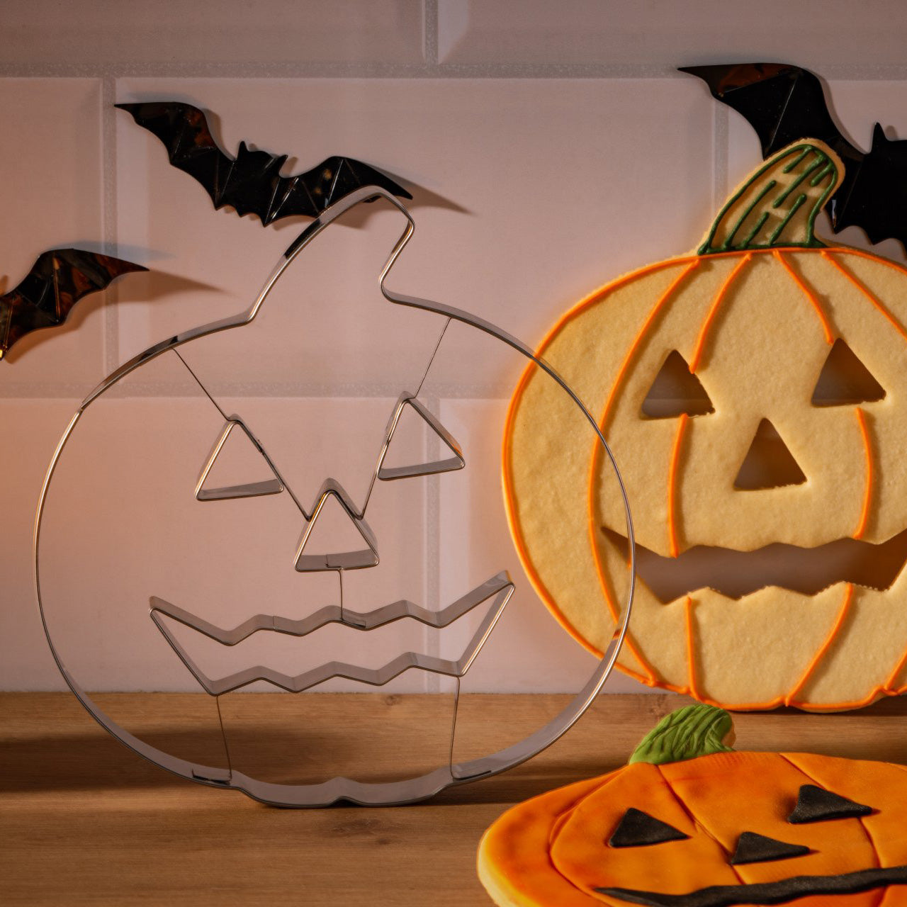 Tagliabiscotti Forma di zucca Halloween, in Acciaio inox, 21,6 cm, Zenker