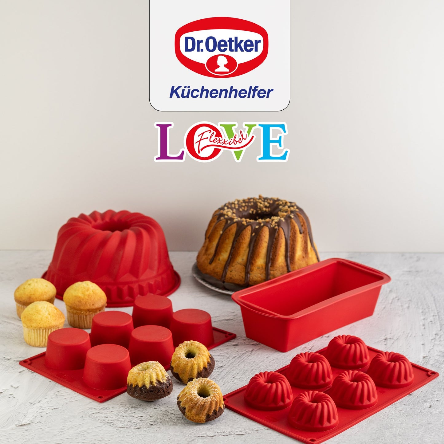 Stampo tondo in silicone Ø26cm, Linea Flexxibel