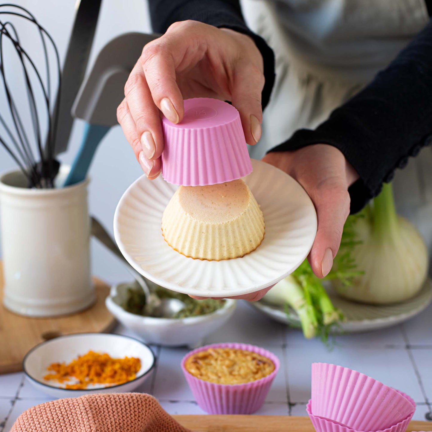 Set 6pz Pirottini in Silicone, Linea Sweet Sensation