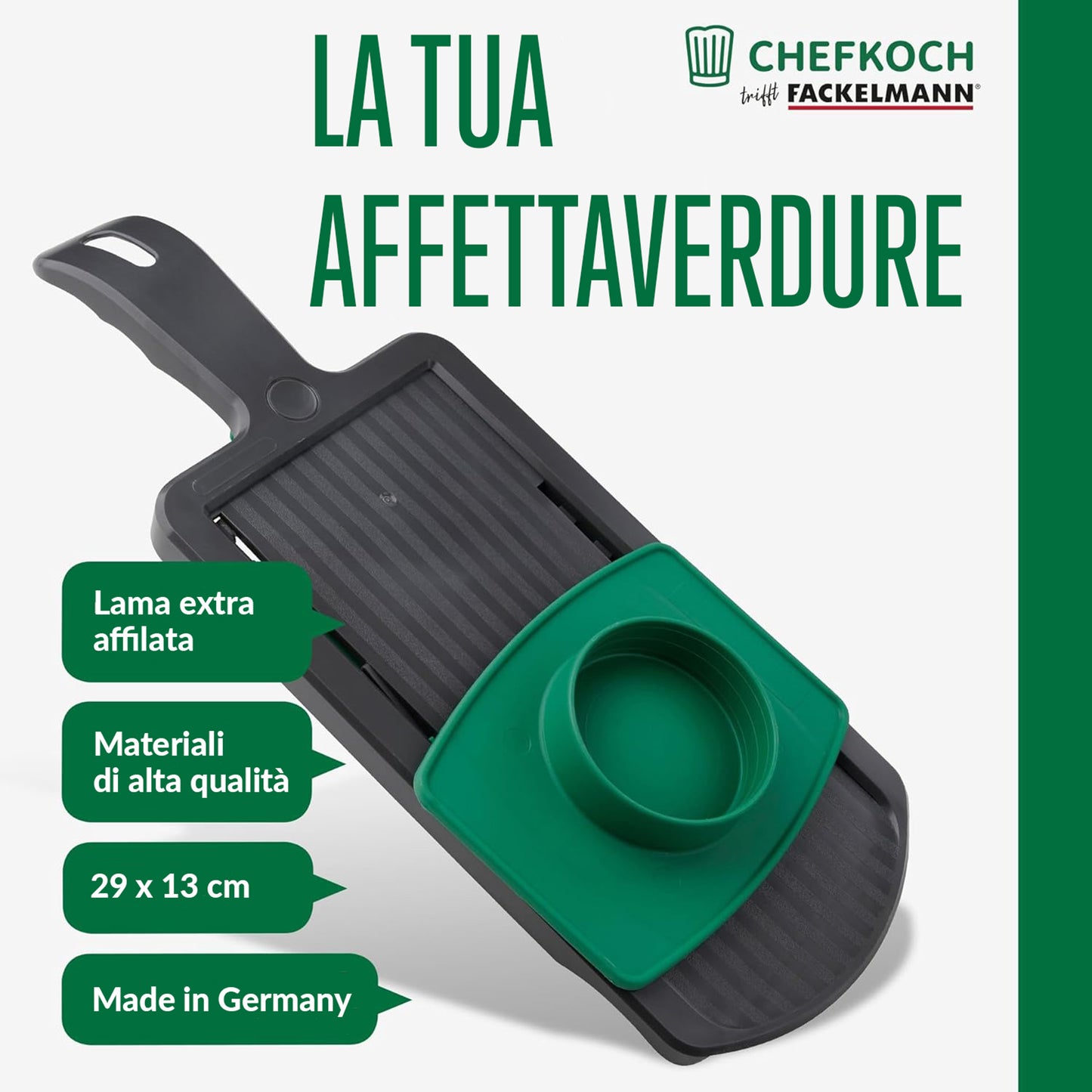 Affetta verdure mandolina, regolabile