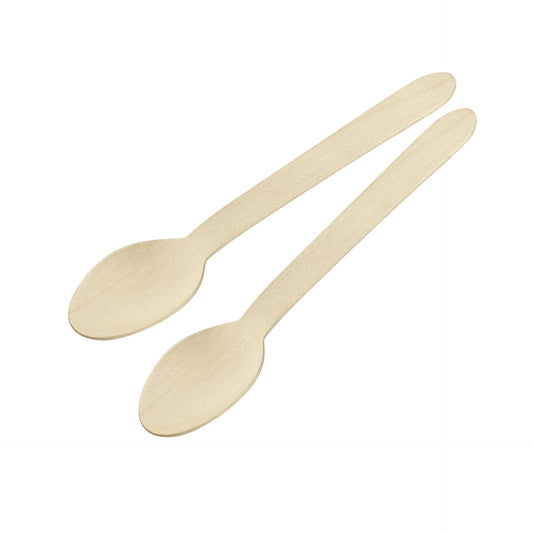 Cucchiai in legno FSC biodegradabili, 30 pz