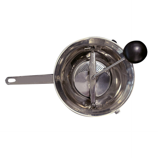 Passaverdure due dischi Ø 20 cm, acciaio inox
