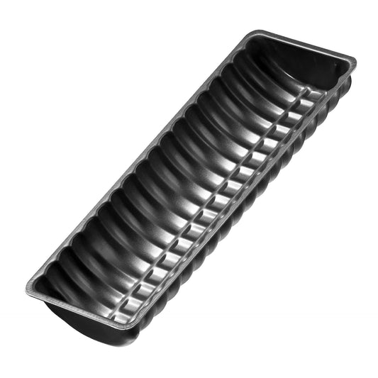 Stampo plum cake semitondo ad onde, 30cm Linea Black Metallic