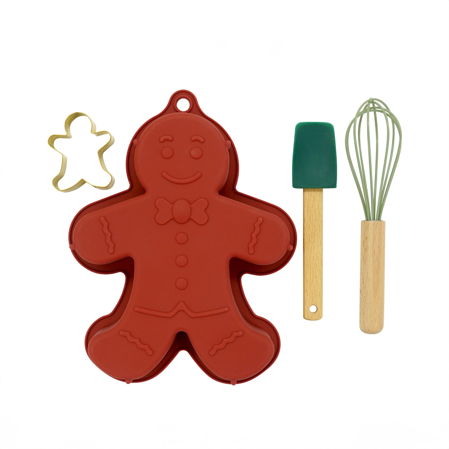 Set Pasticceria natalizia. Maxi stampo in silicone e accessori per la preparazione