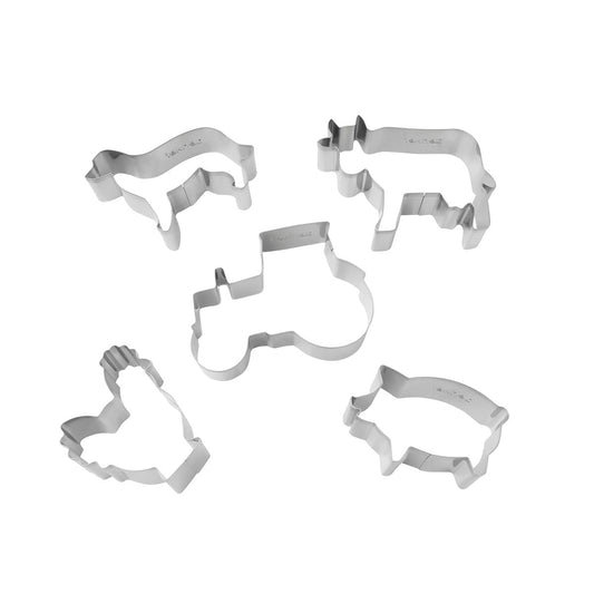 Set 5 tagliabiscotti Fattoria forme assortite