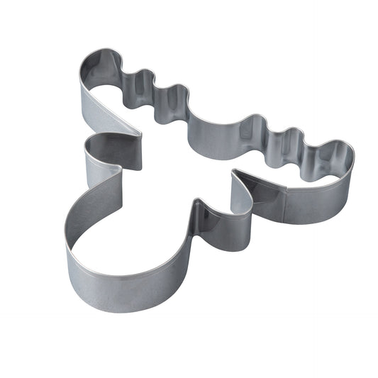 Taglia biscotti a forma di renna, acciaio inox,  14,3 x 12,8 x 2,6 cm