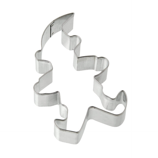 Taglia biscotti a forma di elfo, in banda stagnata. Dim. 8,6x5,2x2 cm.