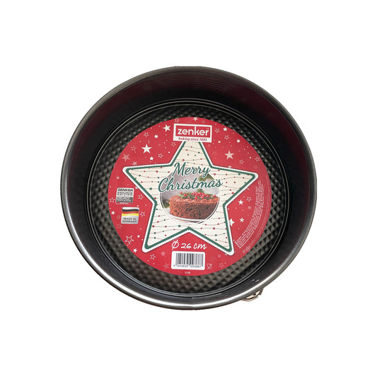 Zenker Tortiera natalizia apribile, Linea Merry Christmas, dimensione Ø26x7cm