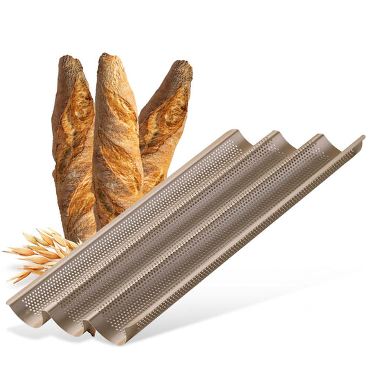 Teglia forata per baguette