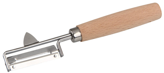 Pelapatate in legno ed acciaio inox