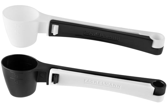 Cucchiaino dosatore 2 in 1, con molletta chiudisacchetto