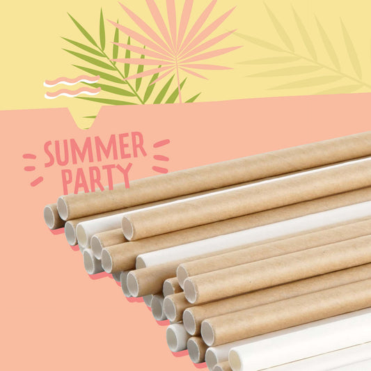 Set 30 Canucce di carta SUMMER PARTY