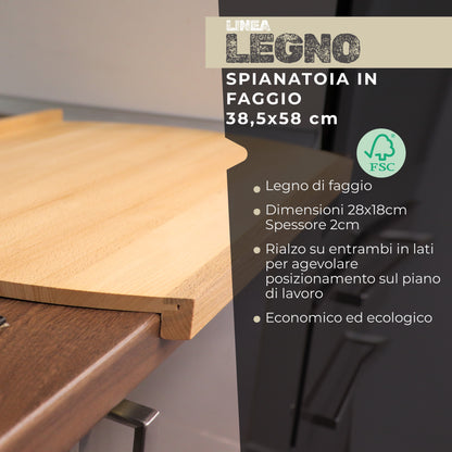 Asse per la pasta spianatoia 38x58cm