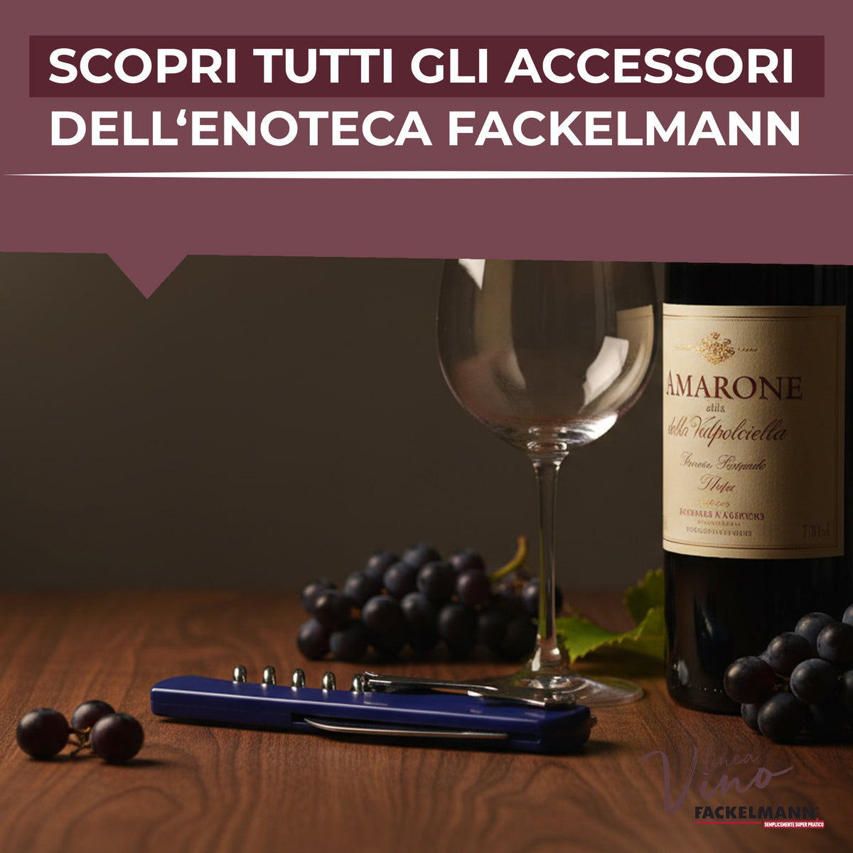 Cavatappi Sommelier con Coltellino, Levacapsule e Apribottiglie, Acciaio, Argento