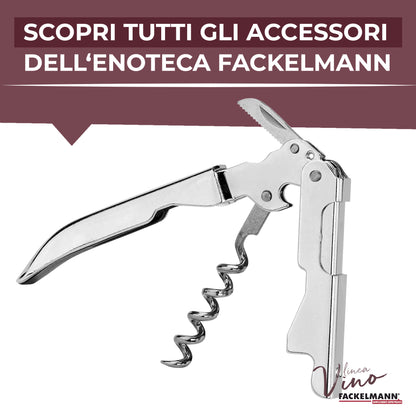 Cavatappi a doppia trazione in acciaio inossidabile