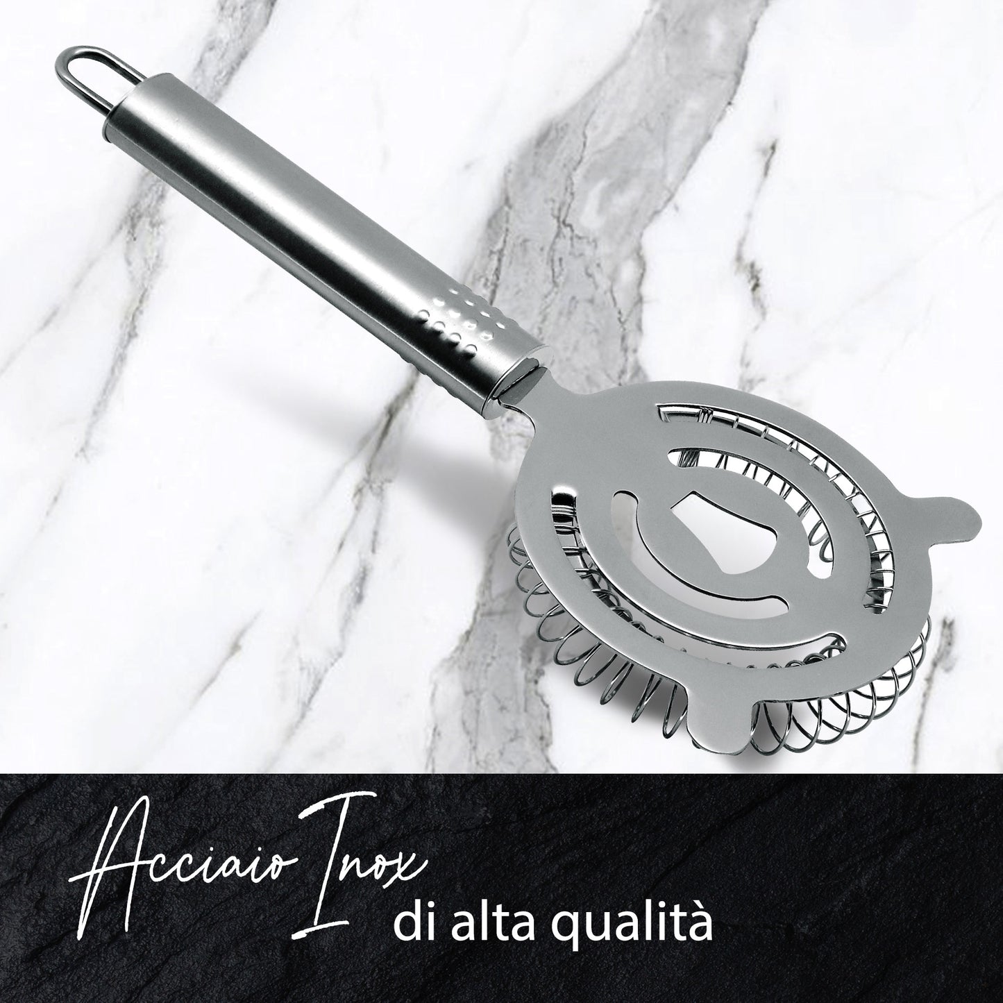 Colino per cocktail, in acciaio inox