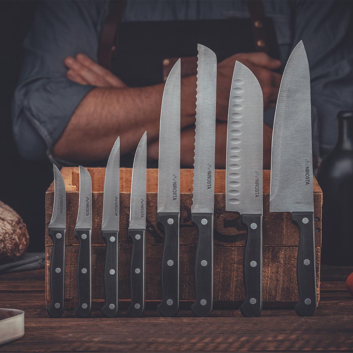 Coltello pane 20,5cm, Linea Mega