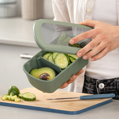 Contenitore per alimenti Linea Flexibox, verde, 1000 ml