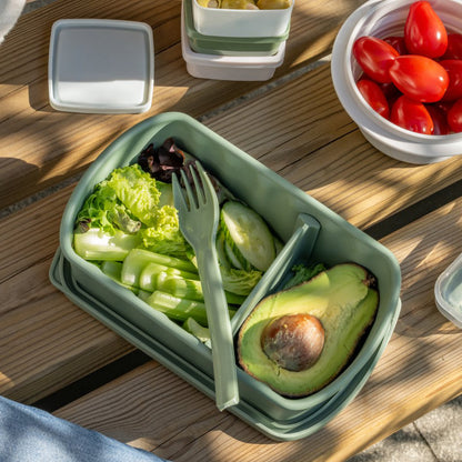 Contenitore per alimenti Linea Flexibox, verde, 1000 ml