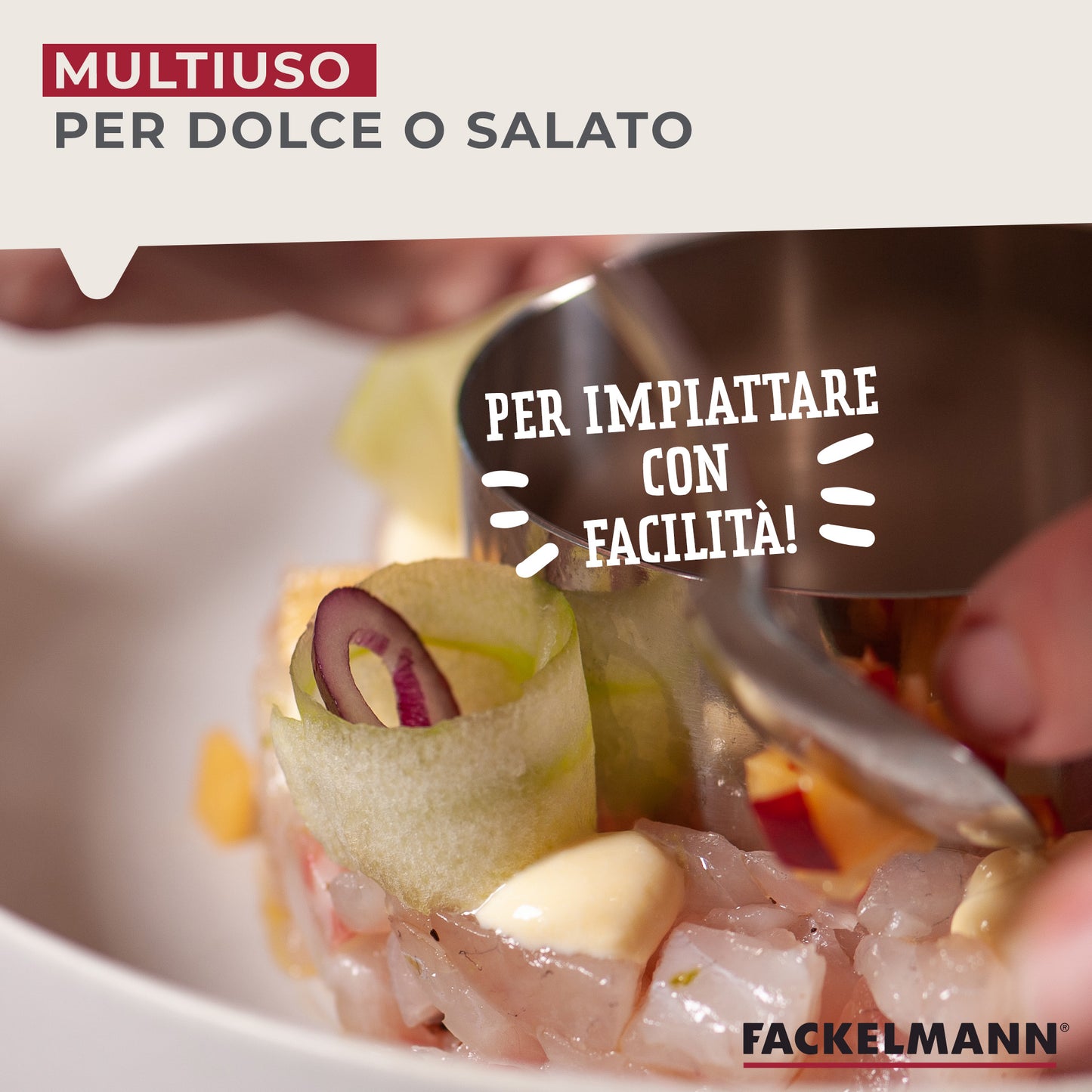 Coppapasta professionali in acciaio, set 6pz