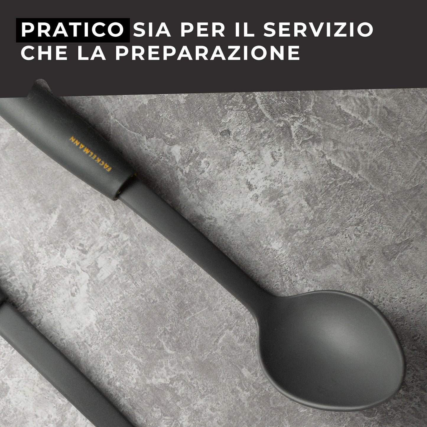 Cucchiaio da portata in nylon, Linea Soft Collection, Fackelmann