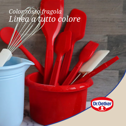 Set 4 Utensili da Cucina in Silicone Platinico – Cucchiaio, Spatola, Frusta e Pennello