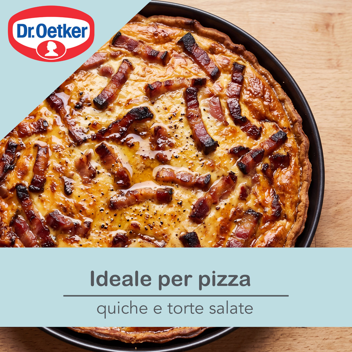 Teglia per pizza, acciaio al carbonio, 24x3 cm