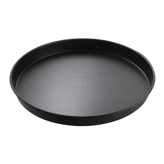 Teglia per pizza, acciaio al carbonio, 28x3 cm