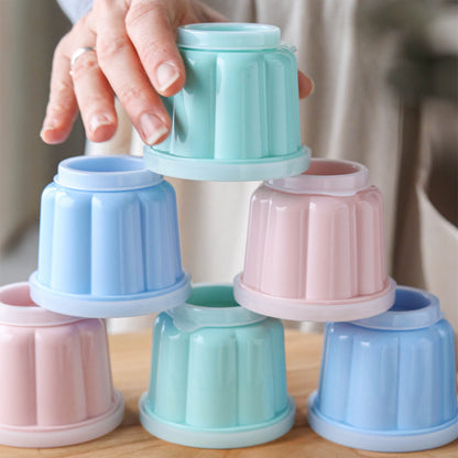 Stampi per budino con doppio tappo Ø6cm, 6pz Linea Retrò