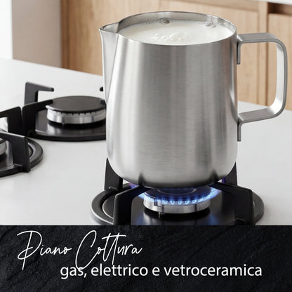 Bollilatte versa latte, in acciaio inox, 800 ml